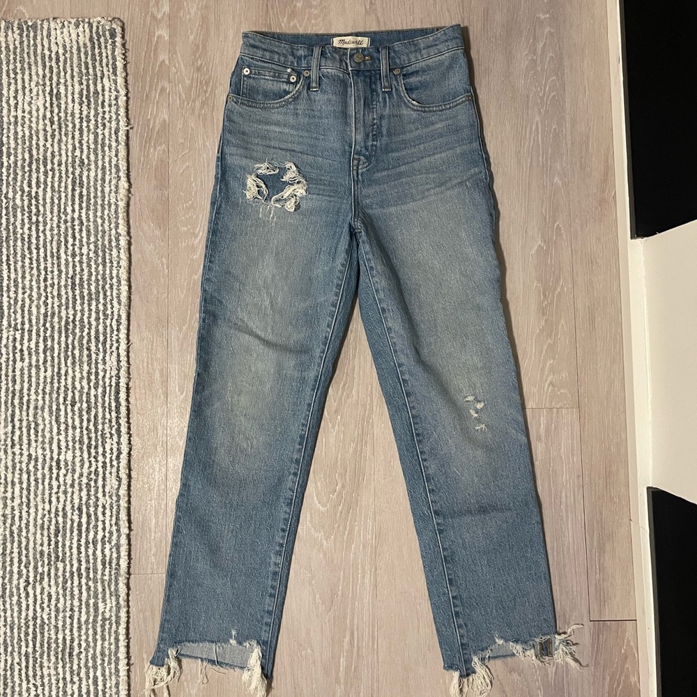 Madewell classic straight jean - the perfect wash with any outfit!